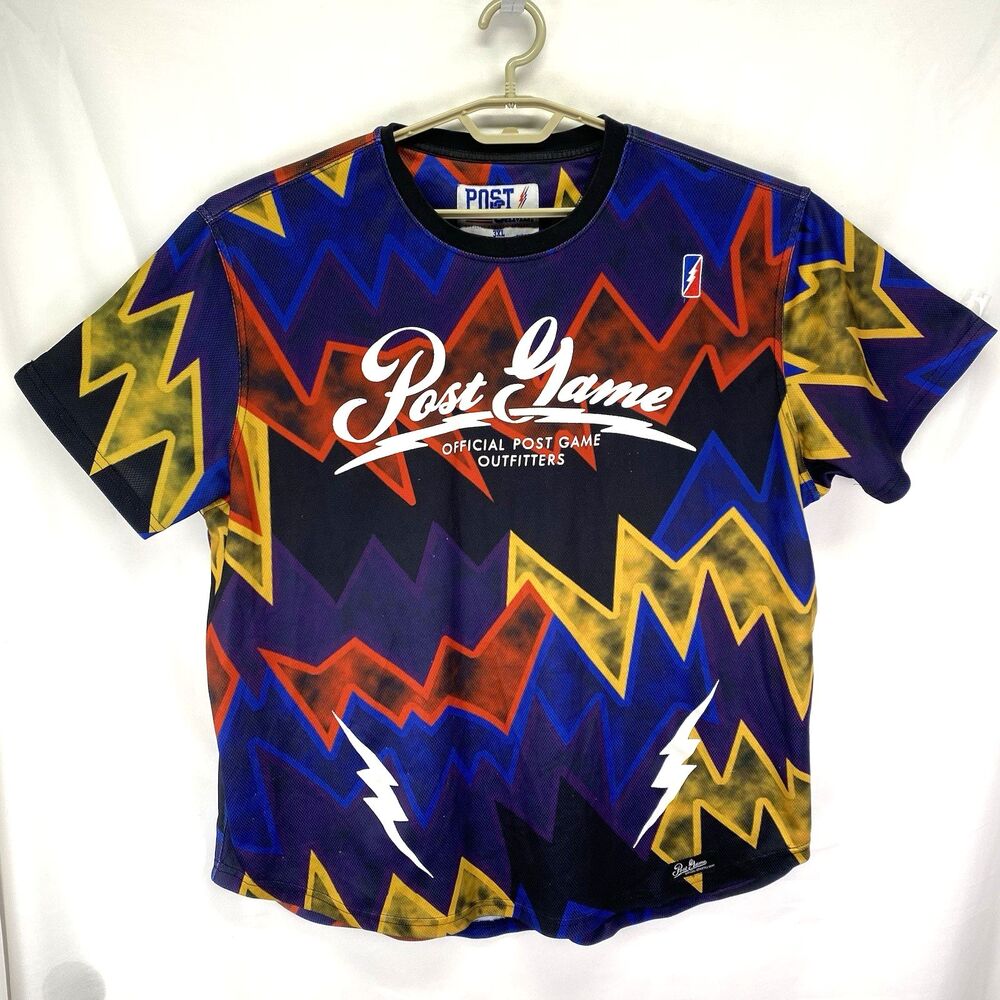 Post Game Outfitters Jersey Football Size 3XL Catchin’ Plays Red White Blue #13